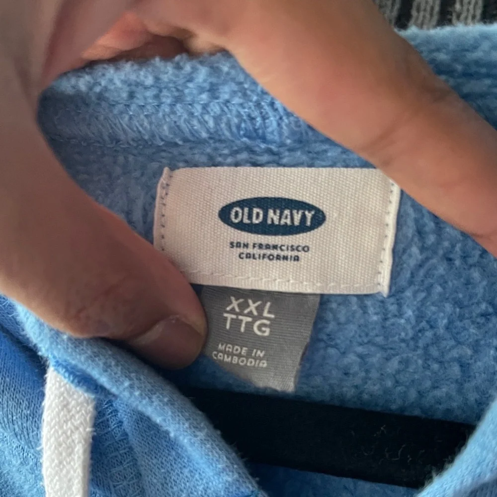 Old Navy Blue Drawstring Hoodie - Picture 6 of 6